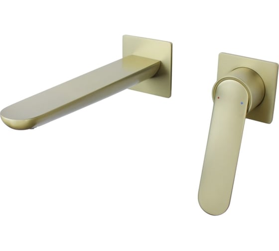 Изображение товара Встраиваемый настенный смеситель Bronze de Luxe ICON матовое золото 7006CG