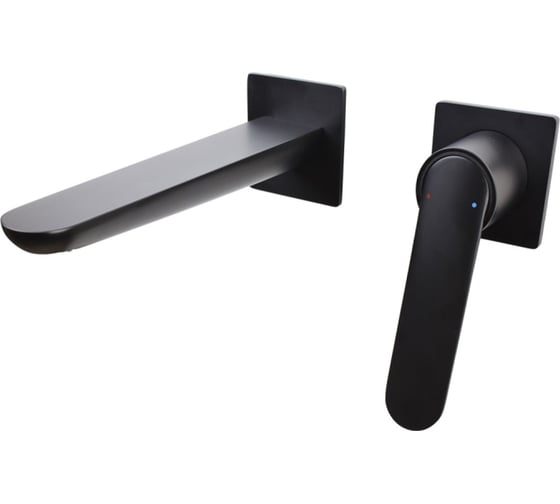 Изображение товара Встраиваемый настенный смеситель Bronze de Luxe ICON матовый черный 7006CB