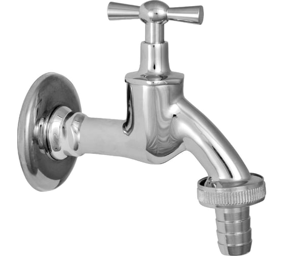 Изображение товара Кран водоразборный VIVALDO хром 1/2" штуцер/наружная резьба ШГ771534