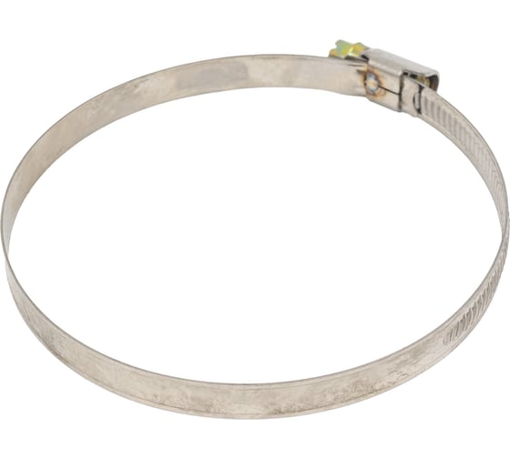 Изображение товара Червячный хомут РОССНА 80-100 мм 4" нержавеющая сталь, винт Р860716