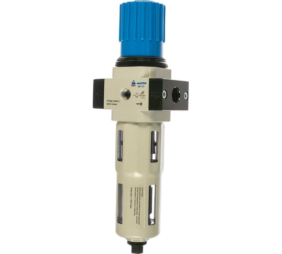 Изображение товара Фильтр влагоотделитель с редуктором (3/8F, 16 бар) МАСТАК 691-31