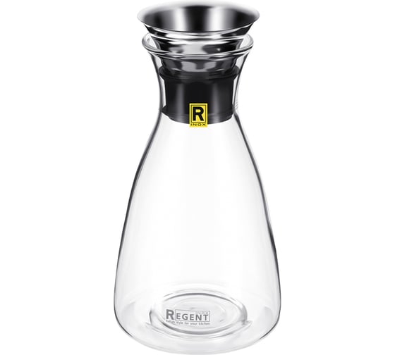 Изображение товара Графин Regent inox 1,6 л, с фильтр-пробкой, linea franco 93-FR-BR-04-1600