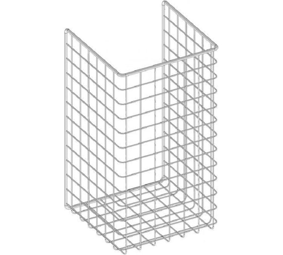 Изображение товара Корзина для белья НАЙДИ 23x43x23, металлик серебристый КО.23х43-26