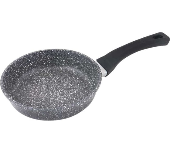 Изображение товара Сковорода Традиция готовить с любовью, литая, антипригарное покрытие, 20 см, мрамор индукция ТМ2201И
