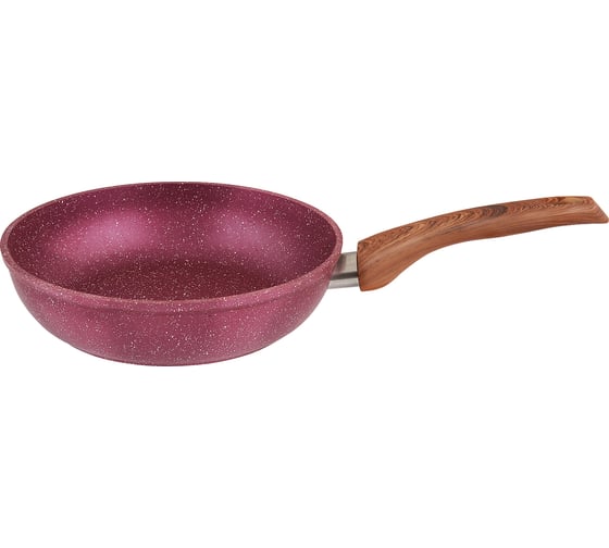 Изображение товара Сковорода Традиция готовить с любовью, литая, антипригарное покрытие, 24 см, рубин ТР2241И