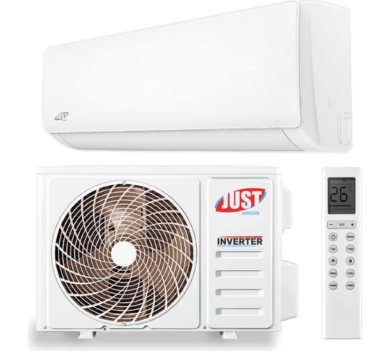 Изображение товара Сплит-система JUST Aircon JAC-09HPSIA/XAB1+JACO-09HPSIA/XAB1 4640277100292/4640277101558