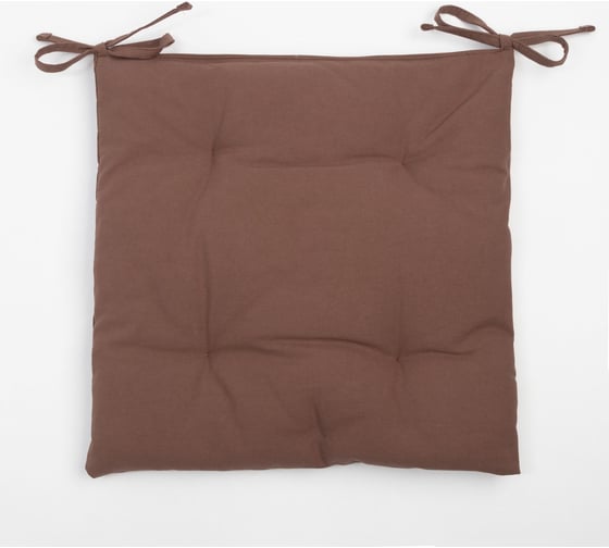 Изображение товара Сидушка на стул Этель Kitchen 42x42 см, коричневая, 100% хлопок, саржа 220 г/м2 7866010