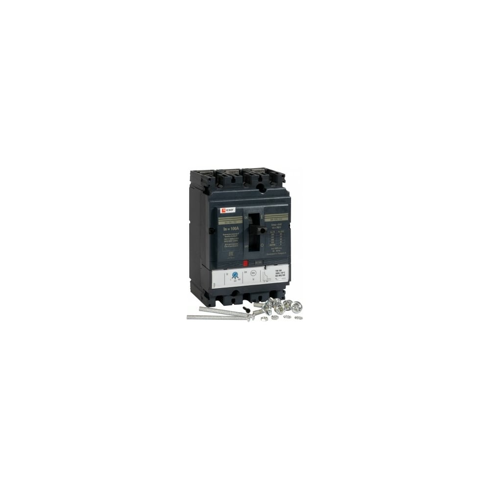 фото Автоматический выключатель ekf ва-99c compact ns 100/100а 3p 36ка proxima sqmccb99c-100-100