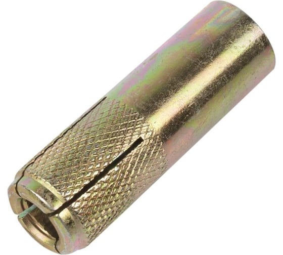 Изображение товара Анкер забивной стальной оцинкованный (цанга) Промрукав М10 12x40 100 шт. PR08.2342