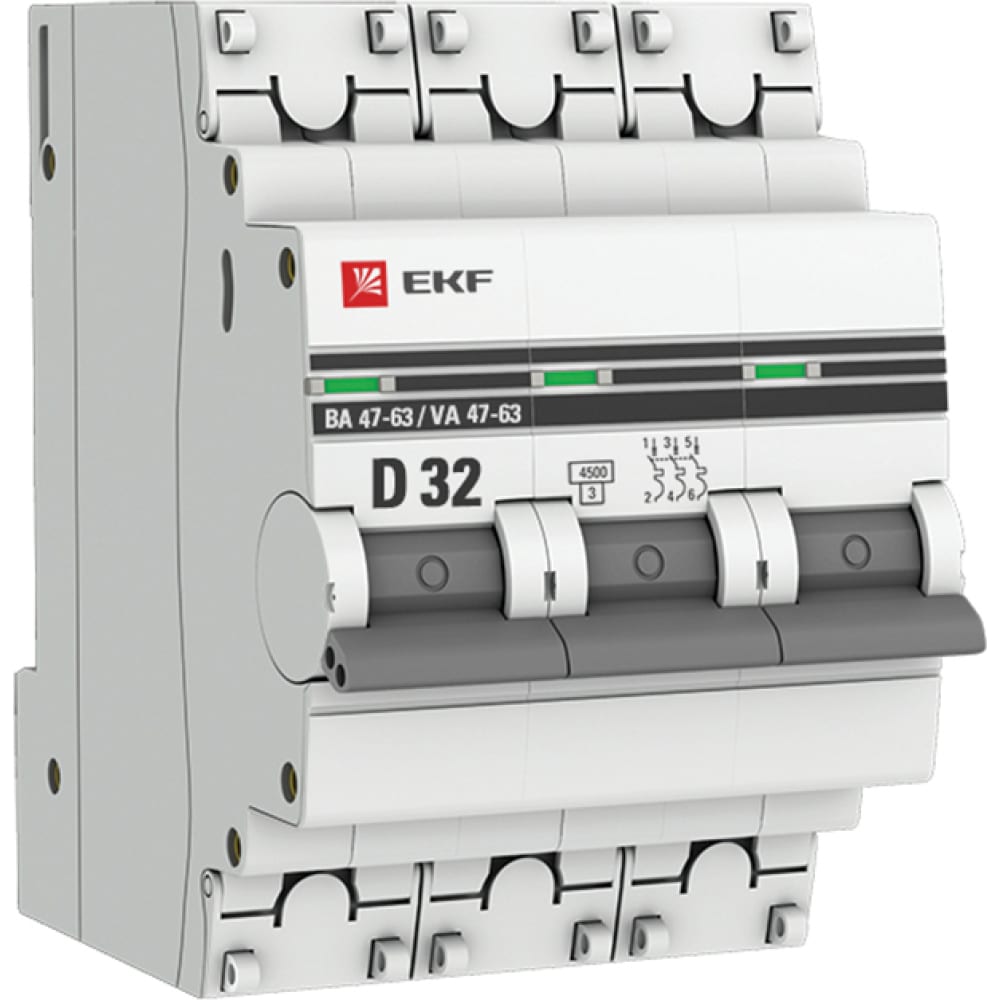 Автоматический выключатель EKF автоматический выключатель tdm electric ва47 60 1p c6 а 6 ка sq0223 0073