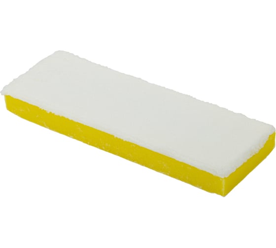 Изображение товара Насадка МОП для самоотжимной швабры Бабочка 603607 ЛЮБАША спонж/микрофибра, 26 см, на липучке 603608