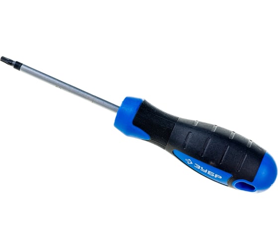 Изображение товара Слесарная отвертка Зубр Cr-Mo TX15 x 75 мм Проф 25234-15