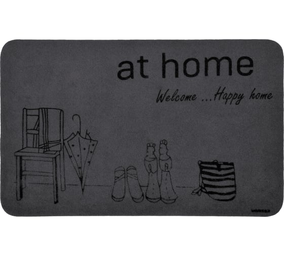 Изображение товара Придверный коврик Счастливый дом VORTEX 50х80 см 22396