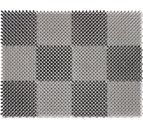 Изображение товара Коврик VORTEX ТРАВКА 42х56 см, черно-серый 23005