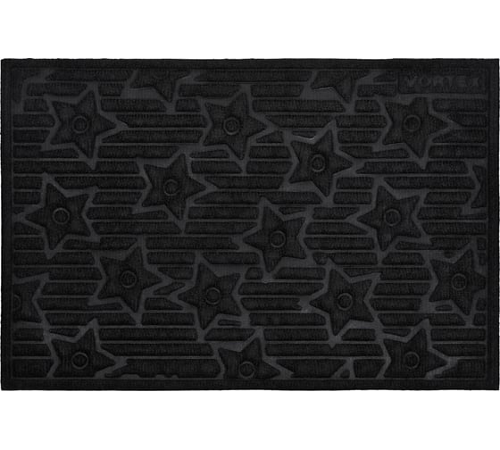 Изображение товара Рельефный коврик VORTEX Greek 40х60 см, черный 20102