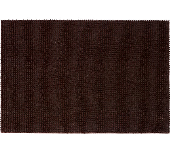 Изображение товара Коврик 60х90 см VORTEX ТРАВКА на противоскользящей основе темно-коричневый 24105