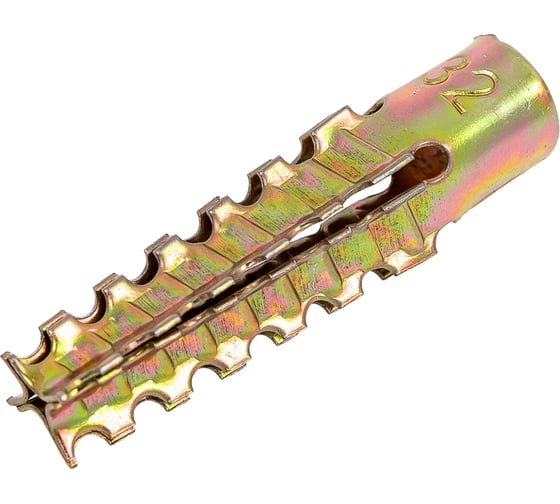 Изображение товара Металлический универсальный дюбель Промрукав 6x32 мм, 100 шт. PR08.3754