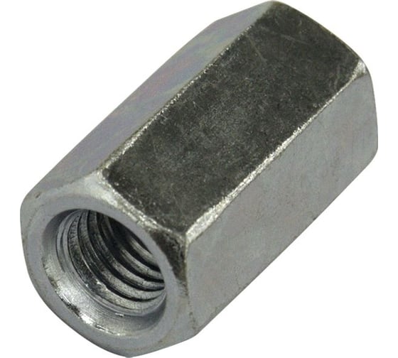 Изображение товара Гайка соединительная оцинкованная Промрукав М6 (DIN 6334) 100 шт. PR08.2369