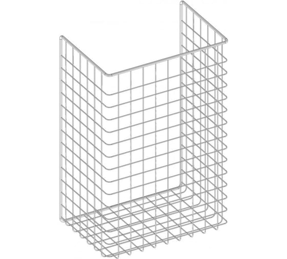 Изображение товара Корзина для белья НАЙДИ 34x52x23, металлик серебристый КО.34х52-26
