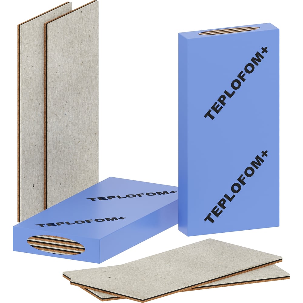 Изображение товара Звукоизоляционная панель с песком Teplofom+ 1200х600х26 мм 26 с песком short