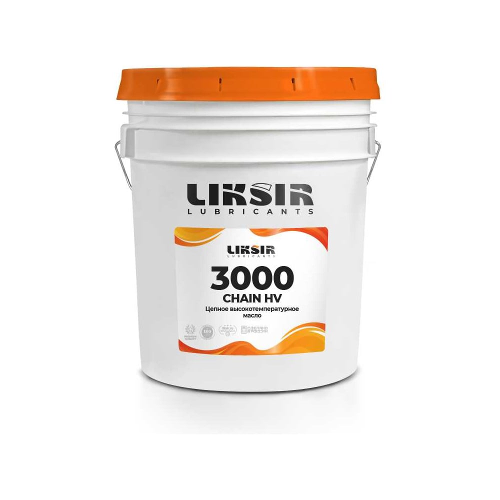Изображение товара Высокотемпературное цепное масло LIKSIR Chain HV 3000, 20л синтетика