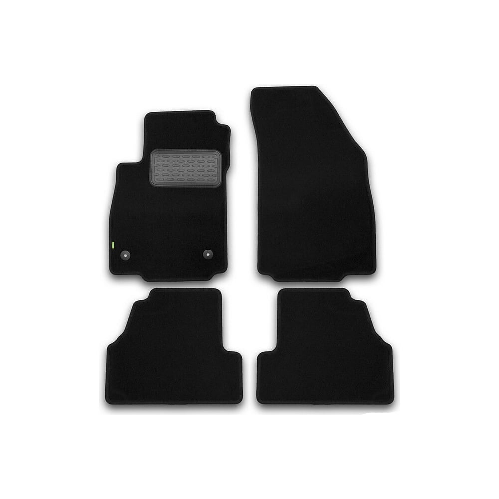 фото Коврики в салон econom citroen c3 мк1 акпп 2002-2008, хб., 4 шт. кlever01100101200k