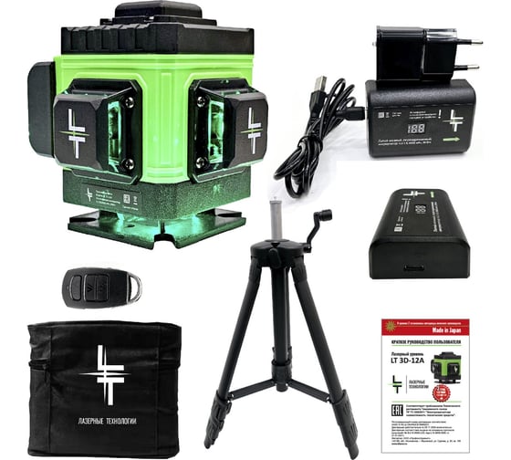 Изображение товара Профессиональный лазерный уровень LT L12-360A L12-360A/1м