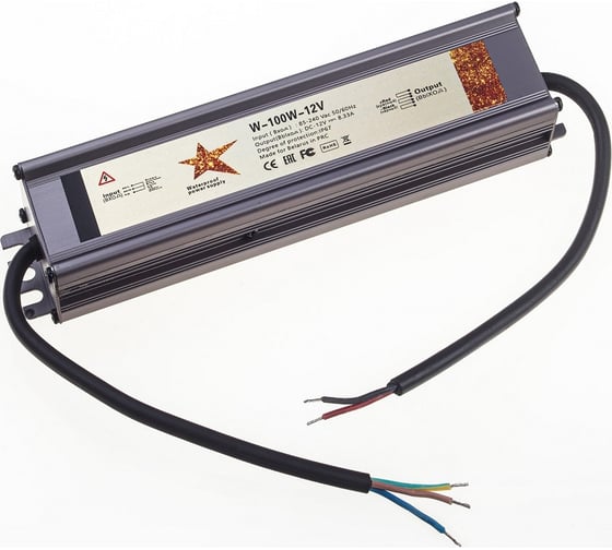 Изображение товара Герметичный блок питания GS Star W-100w-12v IP67 3301