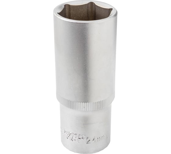 Изображение товара Головка торцевая Rockforce 24мм 1/2" 6-гранная глубокая L=75мм RF-5457724 RF-5457724(11571)