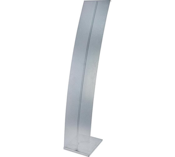 Изображение товара Буклетница, напольная стойка для рекламных материалов Комус Парус-1 без лотков, перфорированная 373187