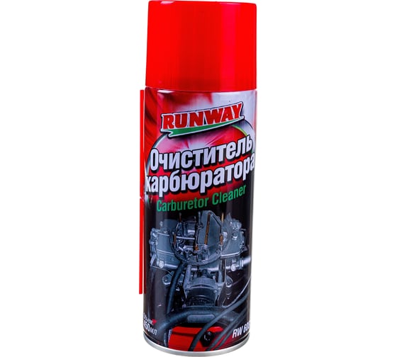 Изображение товара Очиститель карбюратора и дросселя RUNWAY аэрозоль, 450 мл. RW6081