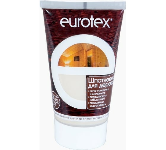 Изображение товара ШПАТЛЕВКА ПО ДЕРЕВУ Eurotex СОСНА 0,225 КГ 17745