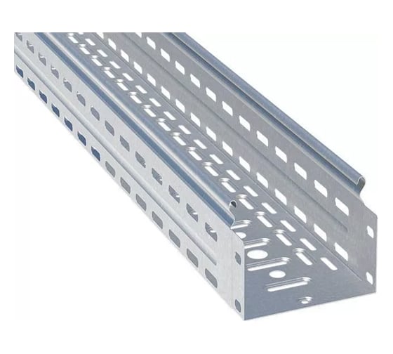 Изображение товара Лоток перфорированный металлический EKF 100х400х3000-1,0мм 2 шт по 3м L10040001