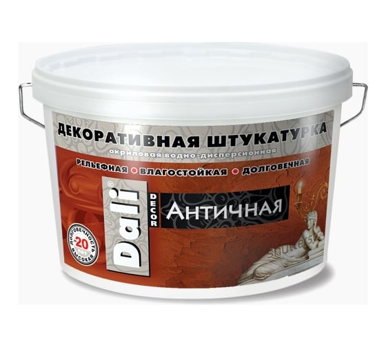 Изображение товара Штукатурка декоративная античная DALI-DECOR 15 кг 41760