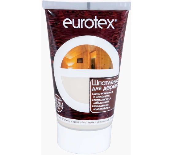 Изображение товара ШПАТЛЕВКА ПО ДЕРЕВУ Eurotex БУК 0,225 КГ 17747