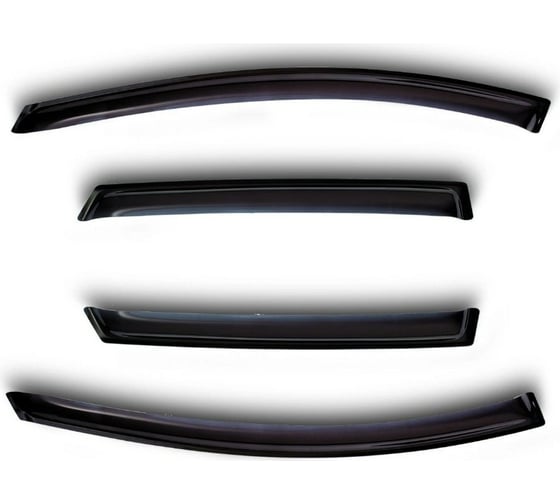 Изображение товара Дефлекторы окон SIM Toyota Fortuner, 2015-, 4 шт., темный NLD.STOFOR1532