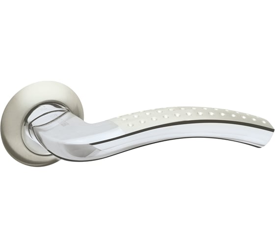 Изображение товара Раздельная ручка Fuaro LOUNGE AR SN/CP-3 матовый никель/хром, квадрат 8x130 мм 28241