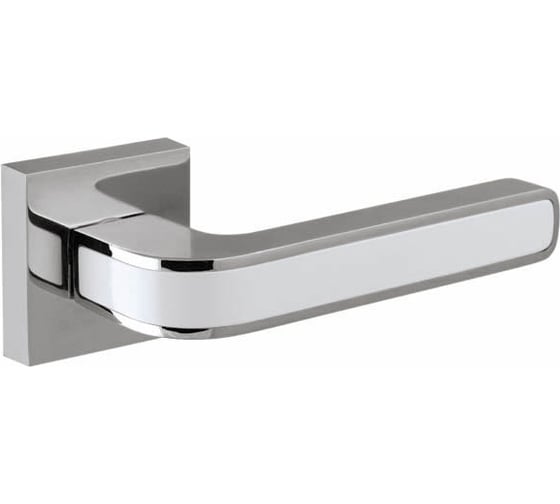 Изображение товара Раздельная ручка Fuaro NEO DM CP/WH-19 хром/белый 33167