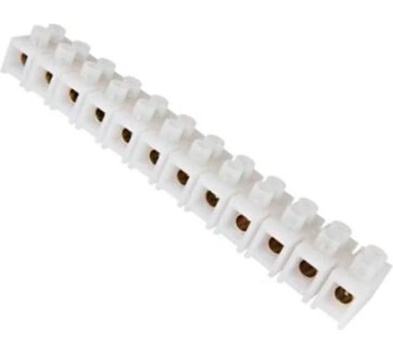 Изображение товара Винтовой зажим HLT ЗВИ-80 полипропилен, 6-25мм², 12пар, 100С, белый 20 шт 081-10-29