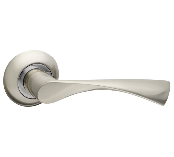 Изображение товара Раздельная ручка Fuaro CLASSIC AR SN/CP-3 матовый никель/никель, квадрат 8x140 мм 28253