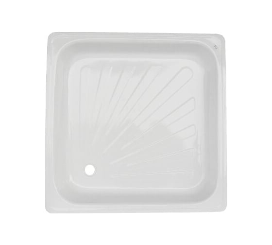 Изображение товара Стальной эмалированный поддон Donatony без сифона, квадратный 700х700х160 0202.321С1