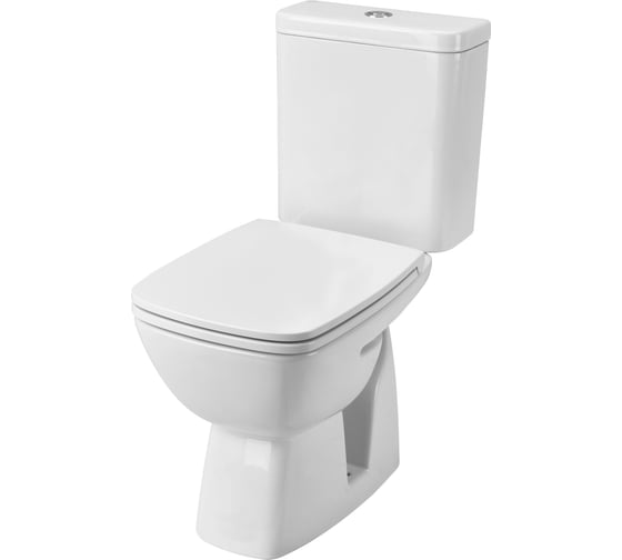 Изображение товара Унитаз-компакт SANTEK НЕО ЛАЙТ, 2-режима, дюропласт, металлическое крепление, soft-close 1.WH30.2.409 00000063615