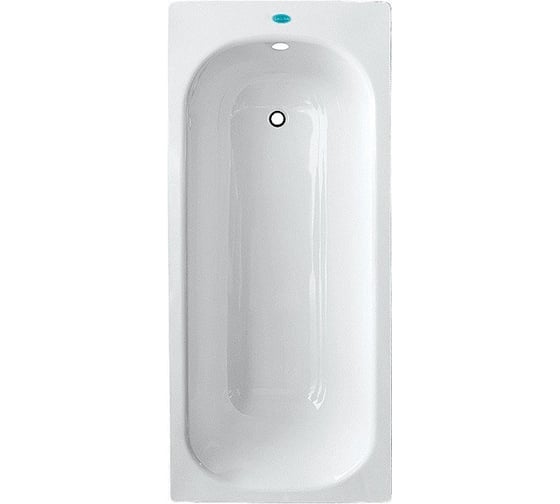 Изображение товара Стальная эмалированная ванна Laguna без сифона, с ножками, белая 1500х700х360 0101.955С1