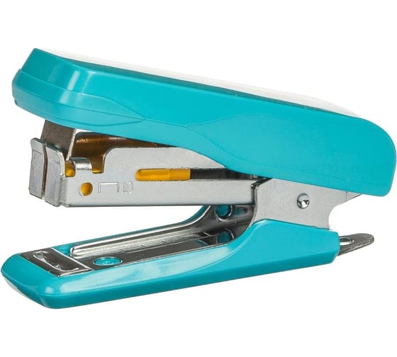 Изображение товара Степлер-мини Комус pslbl1010 10, до 10 листов, пластик, голубой 1270910