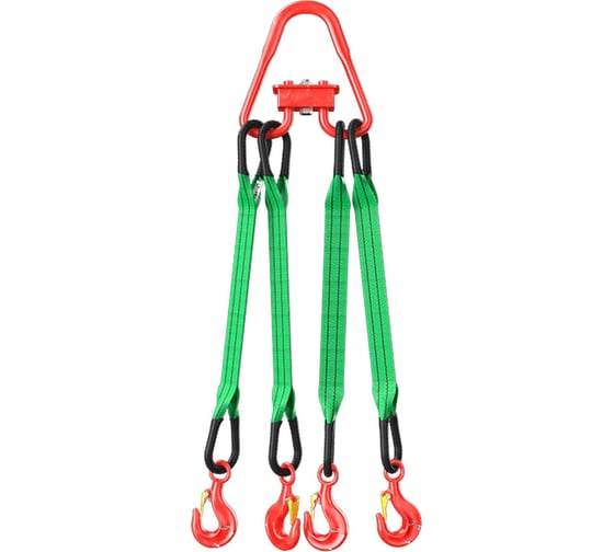 Изображение товара Текстильный четырехветвевой строп Grosco 4СТ 4 т, 12 м TX4X04012