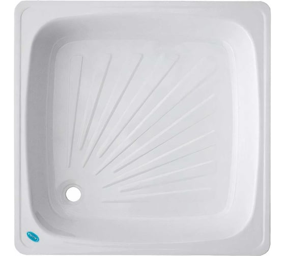 Изображение товара Стальной эмалированный поддон Laguna белый, квадратный 700х700 0203.001С1