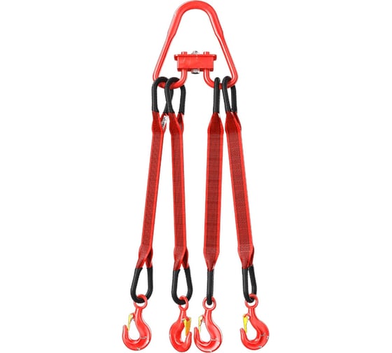 Изображение товара Текстильный четырехветвевой строп Grosco 4СТ 25 т, 4 м TX4X25004