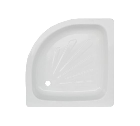 Изображение товара Стальной эмалированный поддон Donatony без сифона, полукруглый 900х900х160 0202.325С1