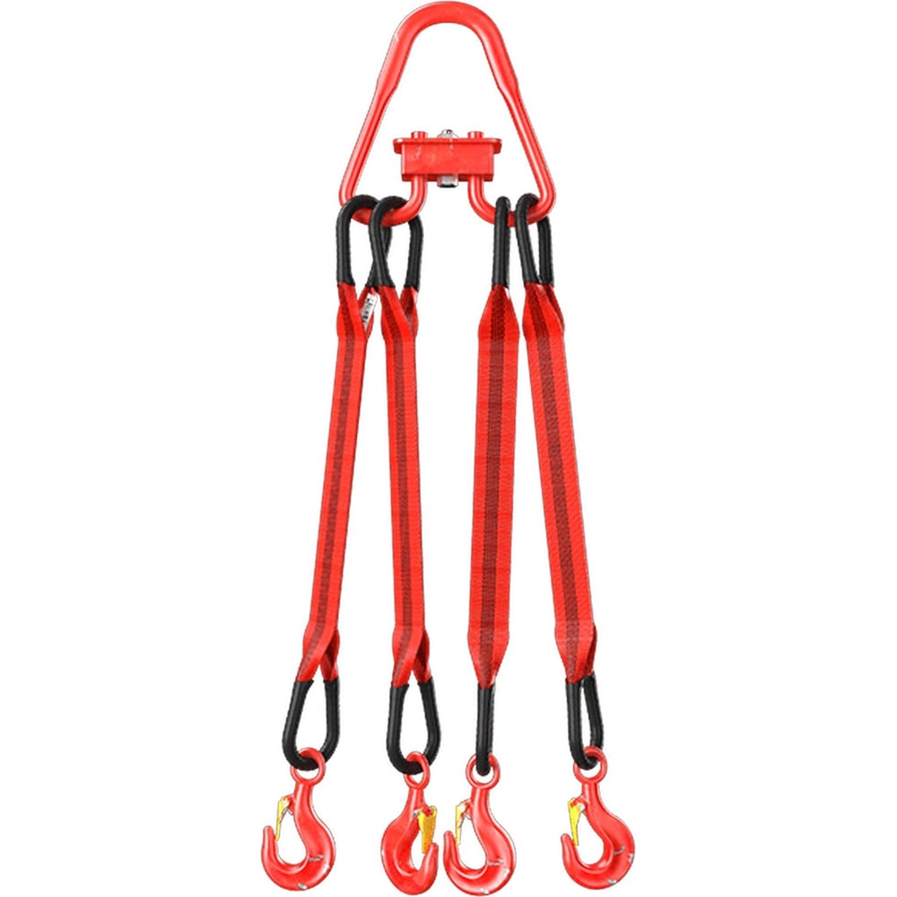 Изображение товара Текстильный четырехветвевой строп грузоподъемностью 12,5 тонн, 4 м Grosco 4СТ