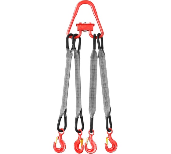 Изображение товара Текстильный четырехветвевой строп Grosco 4СТ 10 т, 12 м TX4X10012